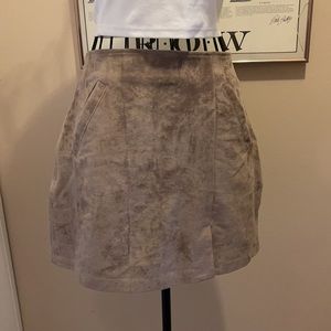 Suede Mini Skirt- skirt only